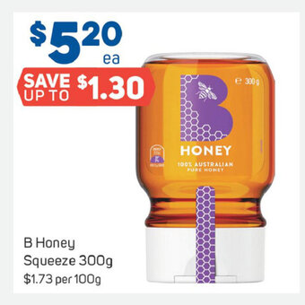 Foodland B Honey Squeeze 300g offer