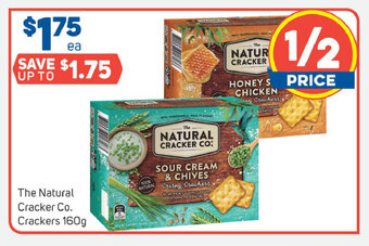 Foodland The Natural Cracker Co. Crackers 160g offer