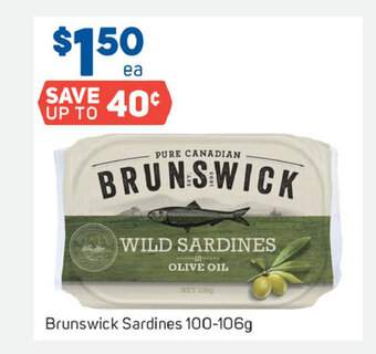 Brunswick Sardines 100-106g