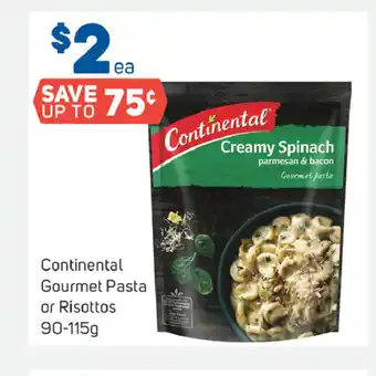 Foodland Continental Gourmet Pasta or Risottos 90-115g offer