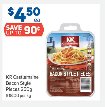 Foodland KR Castlemaine Bacon Style Pieces 250g offer