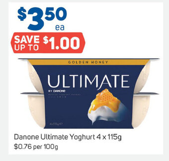 Foodland Danone Ultimate Yoghurt 4 x 115g offer