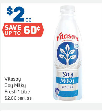 Foodland Vitasoy Soy Milky Fresh 1 Litre offer