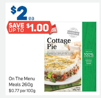 Foodland On The Menu Meals 260g offer