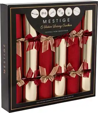 Coles Mestige christmas crackers 6 pack offer