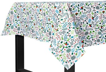 Coles Bauble & joy table cloth offer