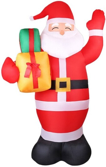 Jingle jollys inflatables christmas santa