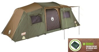 Anaconda Coleman northstar 10 person darkroom tent with led offer