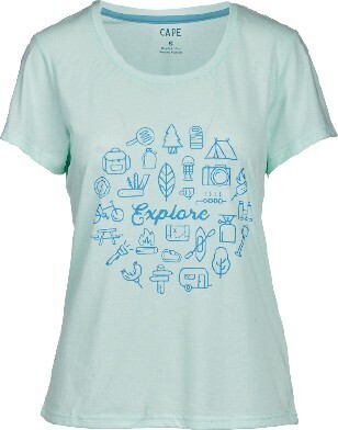 Anaconda Cape women’s millie tee - pure water explore offer