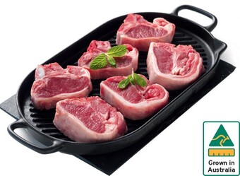 IGA Australian lamb midloin chops offer