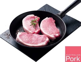 IGA Australian pork medallion steak offer