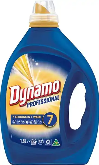 IGA Dynamo laundry liquid 1.8 litre selected varieties offer