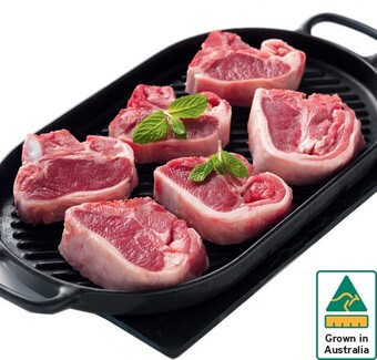 IGA Australian lamb midloin chops offer