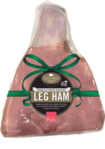 IGA Seven mile premium smoked quarter leg ham* offer