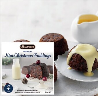 IGA Balfours mini christmas puddings 320g offer