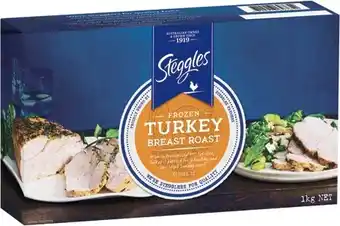 IGA Steggles frozen turkey breast roast 1kg* offer