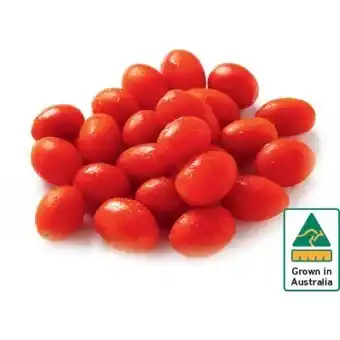IGA Australian mini roma tomatoes 250g pack offer
