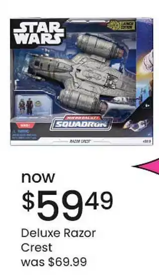 Myer Deluxe razor crest star wars offer