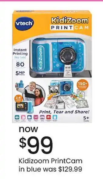 Kidizoom pintcam in blue was
