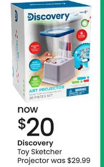 Myer Discovery toy sketcher projector offer