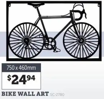 Stratco Bike Wall Art offer
