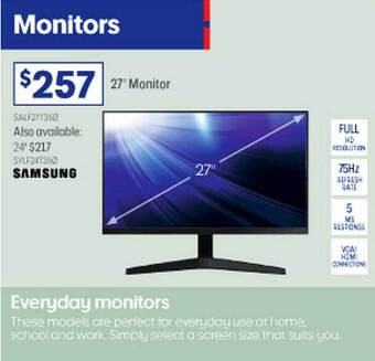 Officeworks Samsung 27 offer