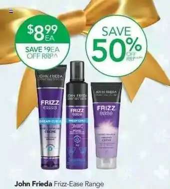 Terry White John frieda frizz-ease range offer