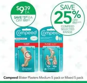 Compeed blister plasters medium or mixed