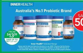 Terry White Inner health selected range offer
