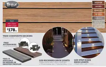 Stratco Trex Composite Decking 140 x 25mm 5.48m Length offer