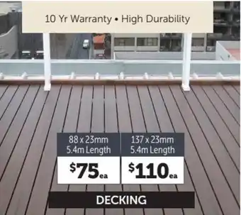 Stratco Modwood Decking Combining Stylish form with practical function 88 x 23mm offer