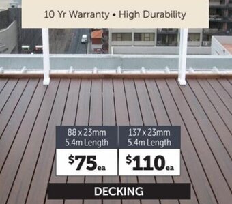Stratco Modwood Decking Combining Stylish form with practical function 137 x 23mm offer