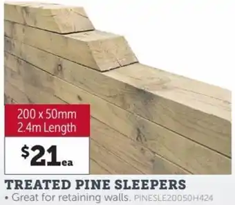 Stratco Treated Pine Sleepers 200 x 50mm offer
