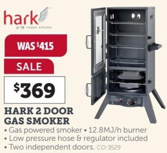 Stratco Hark 2 Door Gas Smoker offer