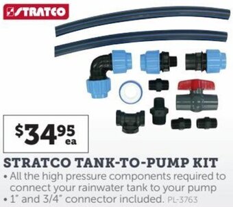 Stratco Stratco Tank-to-Pump Kit offer