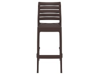 LivingStyles Siesta Ares Commercial Grade Indoor / Outdoor Bar Stool, Chocolate offer