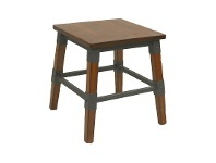 LivingStyles Durafurn Genoa Commercial Grade European Beech Table Stool, Timber Seat offer