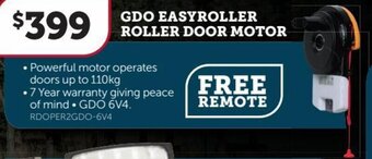 Stratco GDO Easyroller Roller Door Motor offer