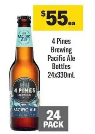 4 pines brewing pacific ale bottles