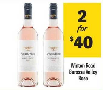 Liquorland Winton road barossa valley rose offer
