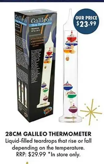 28cm galileo thermometer