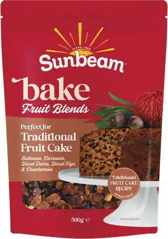 Woolworths Sunbeam christmas cake fruit mix 500g offer