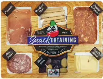Woolworths San marino snack board 310g – from the deli offer