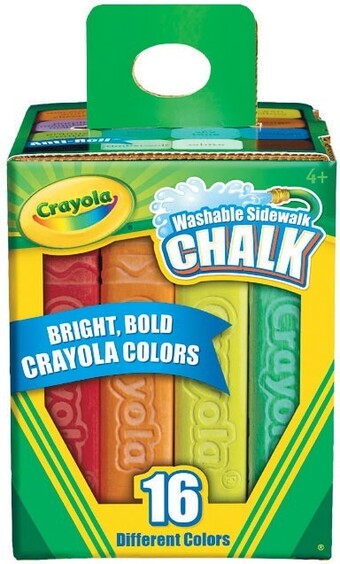 Woolworths Crayola washable sidewalk chalk pk 16 offer
