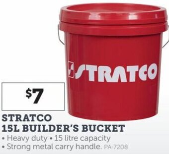 Stratco Stratco 15L Builder's Bucket offer