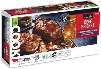 Woolworths Woolworths cook slow cooked beef brisket 700g offer