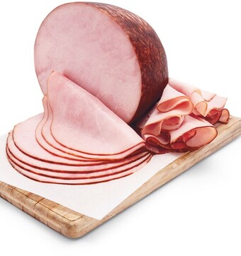 Woolworths Bertocchi premium boneless leg ham – sliced or shaved – from the deli offer