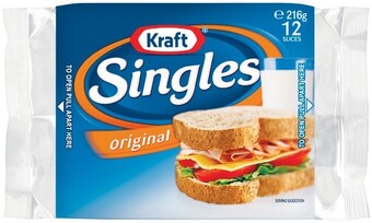 Woolworths Kraft singles 216g offer