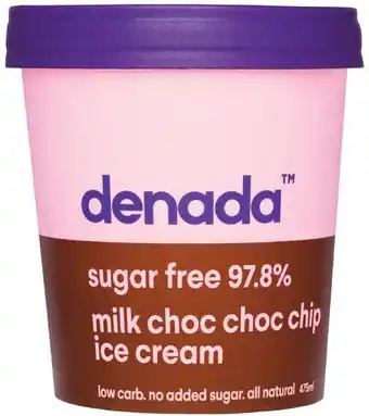 Woolworths Denada sugar free 475ml – from the freezer offer