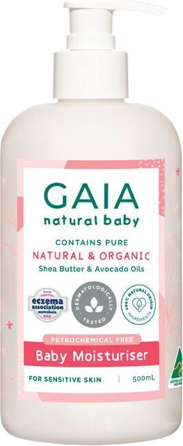 Woolworths Gaia baby moisturiser 500ml offer